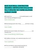 BASIC ELECTRICAL CONSTRUCTION&NewLine;DRAWINGS CERTIFICATION EVALUATION&NewLine;FULLY UPDATED TEST PAPER SOLUTIONS&NewLine;ALREADY PASSED&NewLine;