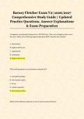 Barney Fletcher Exam V2&vert; 2026&sol;2027 &NewLine;Comprehensive Study Guide &vert; Updated &NewLine;Practice Questions&comma; Answer Explanations &NewLine;& Exam Preparation