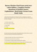 Barney Fletcher Final Exam 2026&sol;2027 &NewLine;Latest Edition &vert; Complete Practice &NewLine;Questions & Detailed Answer &NewLine;Explanations &vert; Real Estate License Exam &NewLine;Study Guide 