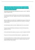 CWEA Collection Systems Maintenance Exam &vert;Questions &lpar;Latest&NewLine;Update 2026&vert;2027&rpar; With Complete Accurate Solutions &vert;Answers&NewLine;&vert;Already A&plus; Graded &lpar;100&percnt; Pass&rpar;
