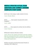 BIOD152 UPDATED ACTUAL EXAM&NewLine;QUESTIONS AND CORRECT ANSWERS&NewLine;COMPLETE STUDY GUIDE