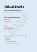 NUR 335 &sol; NUR335 EXAM 5&period; QUESTIONS WITH 100&percnt; CORRECT ANSWERS