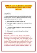 OB&sol;NB SU Exam V1 Questions and Verified Answers with Rationale &vert; Latest Edition 2026&sol;2027