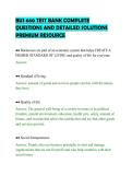 BUS 660 TEST BANK COMPLETE&NewLine;QUESTIONS AND DETAILED SOLUTIONS&NewLine;PREMIUM RESOURCE