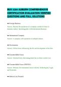 BUSI 3250 AUBURN COMPREHENSIVE&NewLine;CERTIFICATION EVALUATION VERIFIED&NewLine;QUESTIONS AND FULL SOLUTIONS