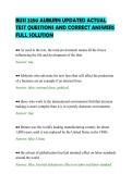BUSI 3250 AUBURN UPDATED ACTUAL&NewLine;TEST QUESTIONS AND CORRECT ANSWERS&NewLine;FULL SOLUTION&NewLine;