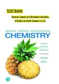 General&comma; Organic&comma; and Biological Chemistry 4th Edition by Laura Frost and Deal &vert; TEST BANK -All Chapters 1-12&NewLine;