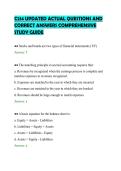 C214 UPDATED ACTUAL QUESTIONS AND&NewLine;CORRECT ANSWERS COMPREHENSIVE&NewLine;STUDY GUIDE&NewLine;
