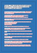 POLS 207 - FINAL EXAM 2026 UPDATE QUESTIONS&NewLine;AND CORRECT VERIFIED ANSWERS ALREADY&NewLine;GRADED A&plus; &lpar;BAND NEW VISION&rpar;