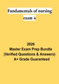 Fundamentals of Nursing Exam 4 PDF &vert; Study Guide&comma; Practice Questions&comma; Detailed Answers & Comprehensive Review 2026