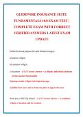  Guidewire InsuranceSuite Fundamentals 10&period;0 Exam Guide