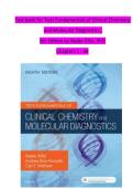 Test Bank for Tietz Fundamentals of Clinical Chemistry and Molecular Diagnostics&comma; 8th Edition &vert; Chapters 1&ndash;49 Complete &vert; Latest Study Guide 2026 &vert; Nader Rifai