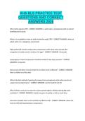 AHA BLS PRACTICE TEST QUESTIONS AND CORRECT ANSWERS 2026