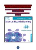 TEST BANK for Introductory Mental Health Nursing 5th Edition Cynthia Kincheloe &vert; Complete Questions & Verified Answers