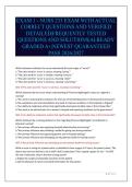 EXAM 1 - NURS 233 EXAM WITH ACTUAL&NewLine;CORRECT QUESTIONS AND VERIFIED&NewLine;DETAILED&vert;FREQUENTLY TESTED&NewLine;QUESTIONS AND SOLUTIONS&vert;ALREADY&NewLine;GRADED A&plus;&vert;NEWEST QUARANTEED&NewLine;PASS 2026&sol;2027