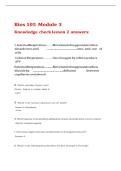 BIOS 105 Module 3 Study Guide &vert; Questions & Answers &vert; Biology Exam Review &vert; Practice Questions &vert; Latest Update 2026&NewLine;