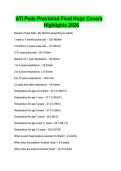 ATI Pediatrics Proctored Final &lpar;2026&rpar; &ndash; Comprehensive Highlights and Exam Review