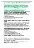LP &ndash; Licensed Paramedic &lpar;Texas&rpar; Professional Licensing Exam Updated 2026 &vert; 600&plus; Practice Questions & Verified Answers &vert; Ultimate Texas Paramedic Study Guide&comma; State EMS Certification Exam Prep&comma; Advanced Airway Management&comma; ACLS&comma; Trauma & Critical Care&comma; Emer