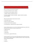 NURS 623 Exam 3 Practice &vert;Questions &lpar;Latest Update 2026&vert;2027&rpar;&NewLine;With Correct Answers &vert;Solutions &vert;Already A&plus; Graded &lpar;100&percnt; Pass&rpar;