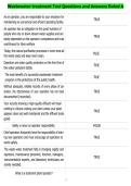 Wastewater treatment Test Questions and Answers Rated A