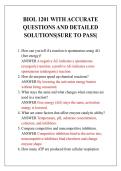 BIOL 1201 WITH ACCURATE &NewLine;QUESTIONS AND DETAILED &NewLine;SOLUTIONS&vert;SURE TO PASS&vert;