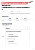 BIOL 209 Module 6 Exam Requires Respondus Lock Down Browser Webcam Essential Human Anatomy Physiology I-2