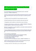 ATI Fundamentals Proctored Revised Examinations &lpar;2026&rpar; &ndash; Questions and Answers Study Guide