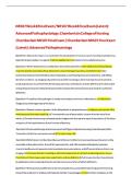 NR 507 Week 8 Final Exam &vert; Advanced Pathophysiology Practice Questions & Answers &vert; Chamberlain College of Nursing &vert; Latest Update 2026&NewLine;