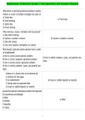 Wastewater Collections Grade 1 Test Questions and Answers Rated A