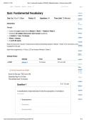EXSC 525&vert; Quiz&colon; Fundamental Vocabulary&vert; With complete solution&vert; Updated RATED A&plus;&vert; Liberty University