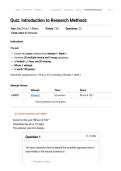 EXSC 525&vert; Quiz Package Deal&vert; With complete solution&vert; Updated RATED A&plus;&vert; Liberty University