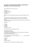 BIO 110 EXAM 2&colon; HW &num;3 QUESTIONS AND ANSWERS &vert; COMPLETE BIOLOGY HOMEWORK 3 & EXAM 2 STUDY GUIDE 2026&sol;2027&NewLine;&NewLine;