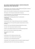 BIO 110 EXAM 4 QUESTIONS AND ANSWERS &vert; COMPLETE INTRODUCTORY BIOLOGY EXAM 4 STUDY GUIDE 2026&sol;2027