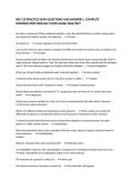 BIO 110 PRACTICE EXAM QUESTIONS AND ANSWERS &vert; COMPLETE INTRODUCTORY BIOLOGY STUDY GUIDE 2026&sol;2027