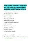 CCRP SOCRA EXAMS SET COMPLETE&NewLine;SOLVED QUESTIONS AND CORRECT&NewLine;ANSWERS CERTIFICATION REVIEW&NewLine;