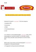 NSG 3500 &ndash; Maternal Nursing&comma; NSG 3500&comma; Maternal Exam 2 Questions and Answers Study Guide
