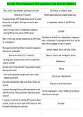 Private Patrol Operator Test Questions and Answers Rated A