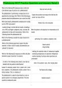 Phlebotomy NCCT Practice Questions and Answers Rated A