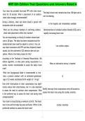 NRP 8th Edition Test Questions and Answers Rated A