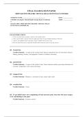 NRNP 6610 PSYCHIATRIC MENTAL HEALTH NP EXAM COMPLETE EXAM QUESTIONS AND ANSWERS 100&percnt; VERIFIED A&plus; GRADE ASSURED&excl;&excl;&excl;&excl;&excl; NEW LATEST UPDATE&excl;&excl;&excl;&excl;&excl;