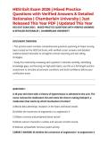 HESI Exit Exam 2026 &vert; Mixed Practice Questions with Verified Answers & Detailed Rationales &vert; Chamberlain University &vert; Just Released This Year PDF &vert; Updated This Year