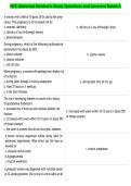 NCC-Maternal Newborn Study Questions and Answers Rated A