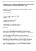 BIO 189 EXAM 1 CHAPTERS 1&ndash;3 EXAM PRACTICE &vert; STUDY GUIDE &vert; TESTBANK &vert;&NewLine;PRACTICE QUESTIONS & ANSWERS &vert; EXAM PREPARATION &vert; ADVANCED REVIEW &vert;&NewLine;LATEST UPDATE 2026&sol;2027 &vert; COMPREHENSIVE PRACTICE EXAM