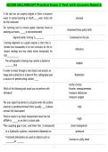NCCER MILLWRIGHT Practice Exam 2 Test with Answers Rated A