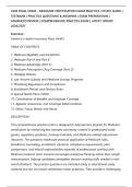 AHIP FINAL EXAM &ndash; MEDICARE CERTIFICATION EXAM PRACTICE &vert; STUDY GUIDE &vert;&NewLine;TESTBANK &vert; PRACTICE QUESTIONS & ANSWERS &vert; EXAM PREPARATION &vert;&NewLine;ADVANCED REVIEW &vert; COMPREHENSIVE PRACTICE EXAM &vert; LATEST UPDATE&NewLine;2026&sol;2027