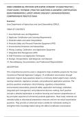 IOWA COMMERCIAL PESTICIDE APPLICATOR CATEGORY 1A EXAM PRACTICE &vert;&NewLine;STUDY GUIDE &vert; TESTBANK &vert; PRACTICE QUESTIONS & ANSWERS &vert; CERTIFICATION&NewLine;EXAM PREPARATION &vert; LATEST UPDATE 2026&sol;2027 &vert; ADVANCED REVIEW &vert;&NewLine;COMPREHENSIVE PRACTICE EXAM