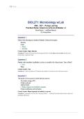 BIOL 271 Microbiology w&sol; Lab Final Exam Review &vert; LockDown &NewLine;Browser &vert; Portage Learning 