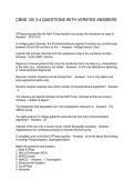 CBNS 120 3-4 QUESTIONS WITH VERIFIED ANSWERS