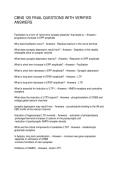 CBNS 120 FINAL QUESTIONS WITH VERIFIED ANSWERS