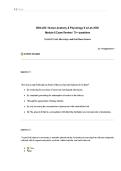 BIOL 252 Human Anatomy & Physiology II w&sol;Lab &vert; Module 8 Exam &NewLine;Review 70&plus; Questions and Answers -Summary &vert; LockDown Browser &vert; &NewLine;Portage Learning